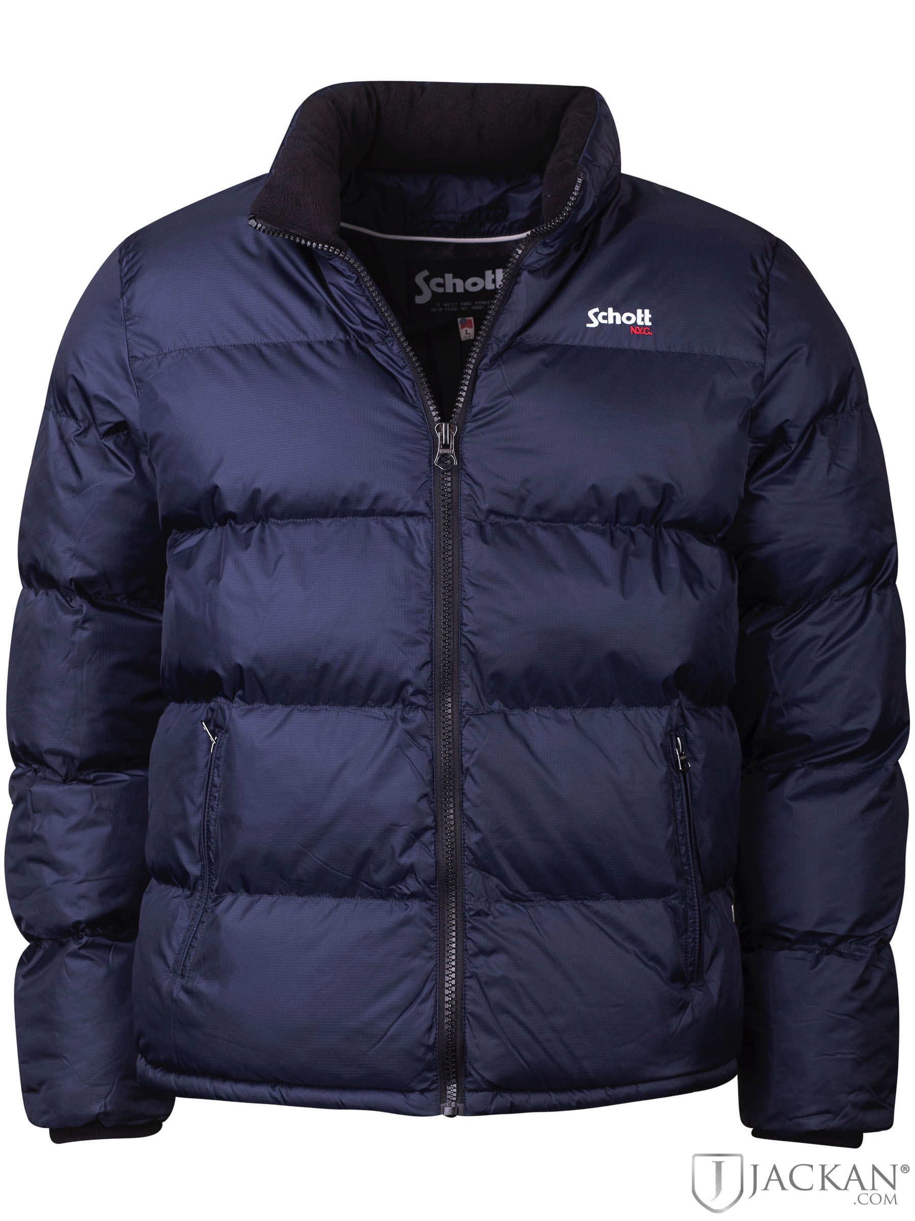 Idaho dunjacka i blått från Schott | Jackan.com